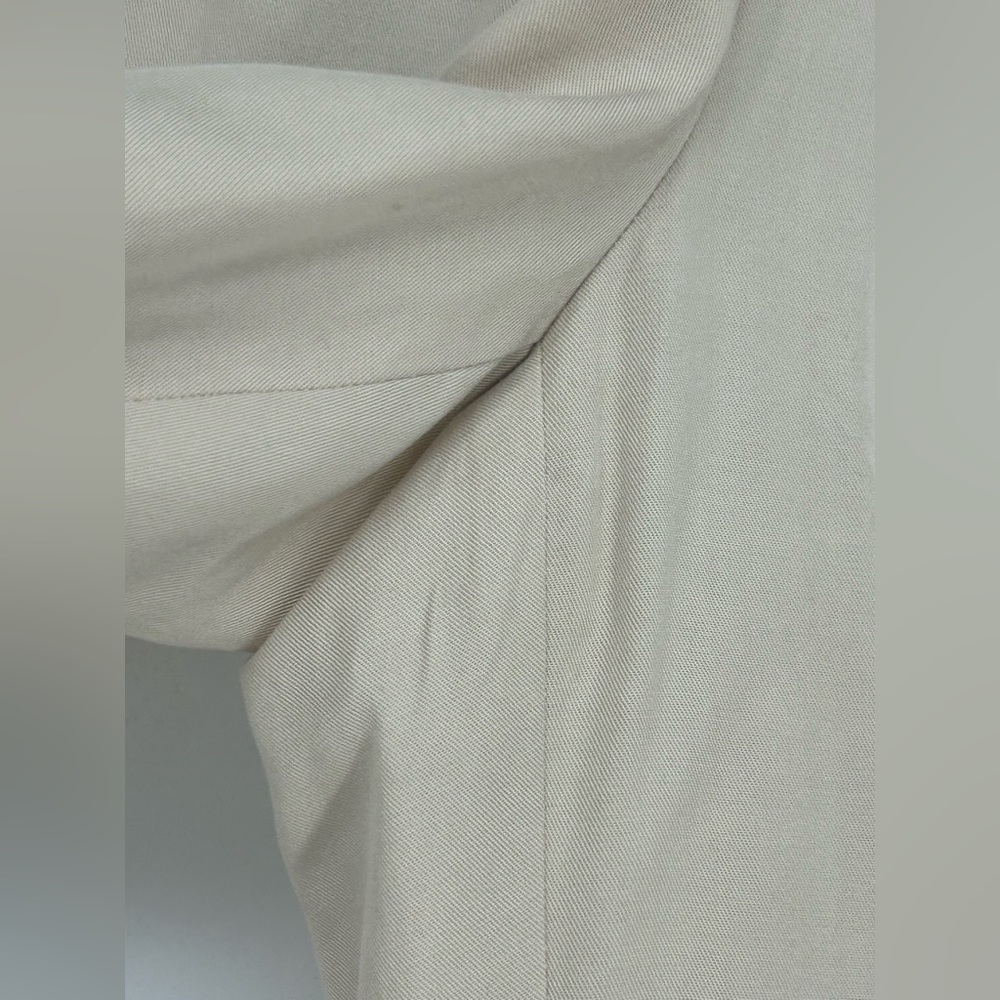 "NWT"Ann Tayor The Pull on Pant High Rise Ankle Beige Lyocell Sz.XXS Petite - Picture 11 of 12